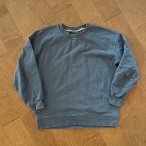 Lululemon Sweater Womens 8 (?)Blue Perfectly Oversized Pullover Crew Neck Ladies